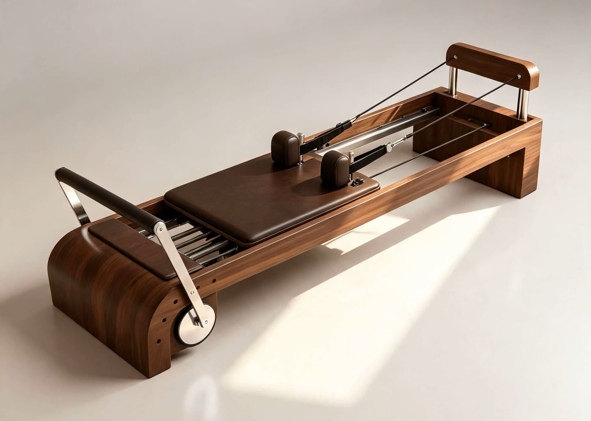 Pilates Walnut Reformer 02