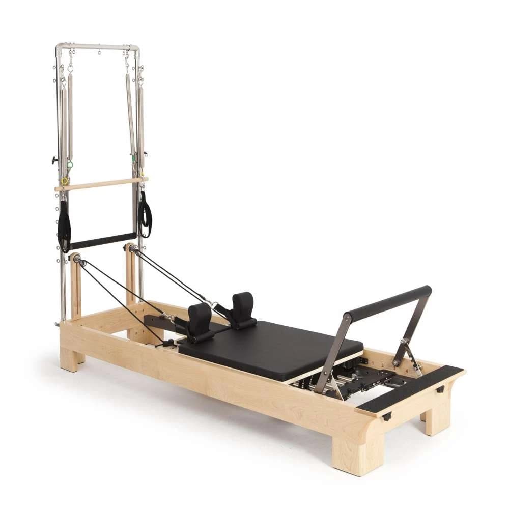 Pilates wood reformer with tower