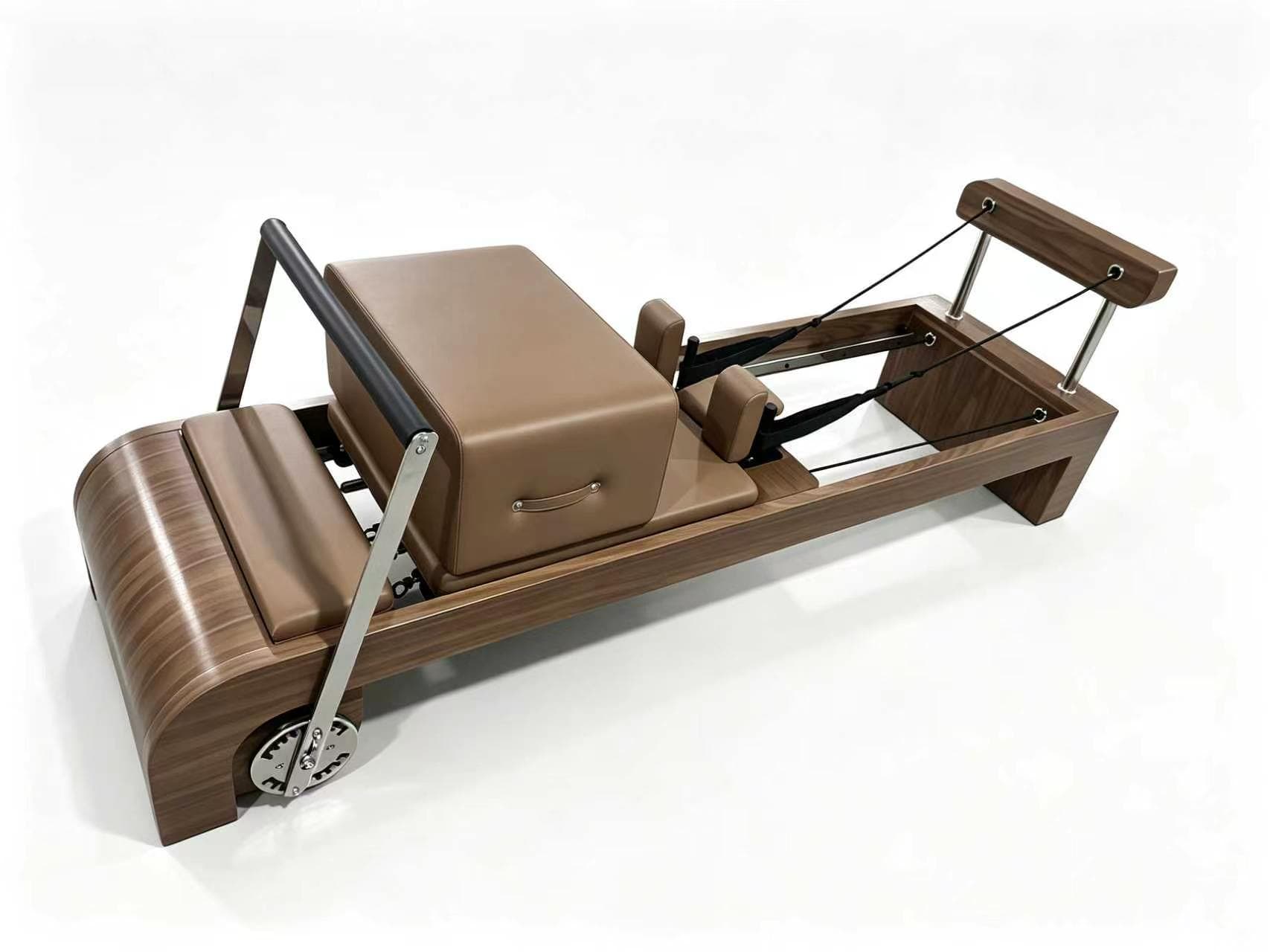 Pilates Walnut Reformer 03